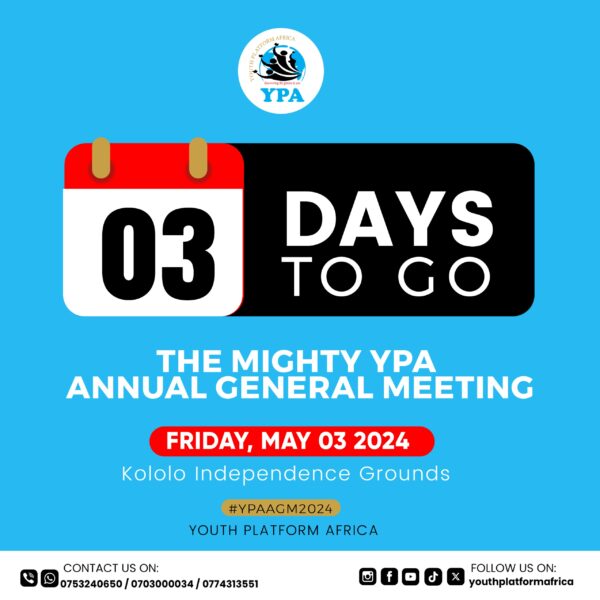 Countdown to the Youth Platform Africa Annual General Meeting (AGM) 2024 – It gets more exciting!!